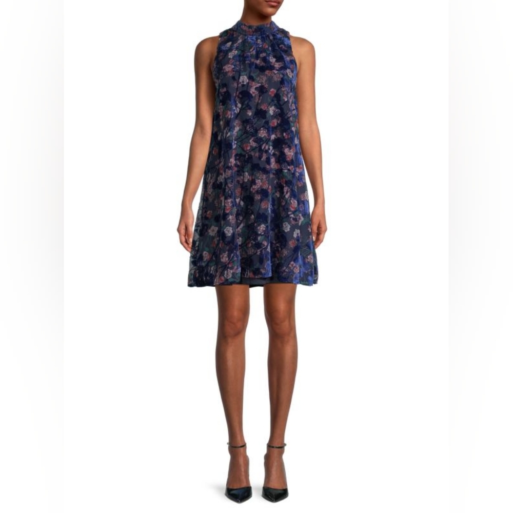 Feminine floral tommy hilfiger chiffon size 6 dress
